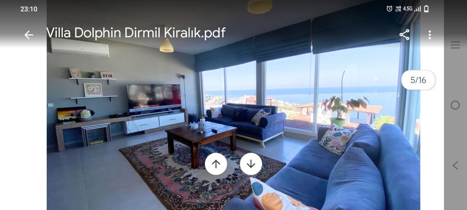 Yalikavakta Muhtesem Deniz Manzarali Bahceli Appartement