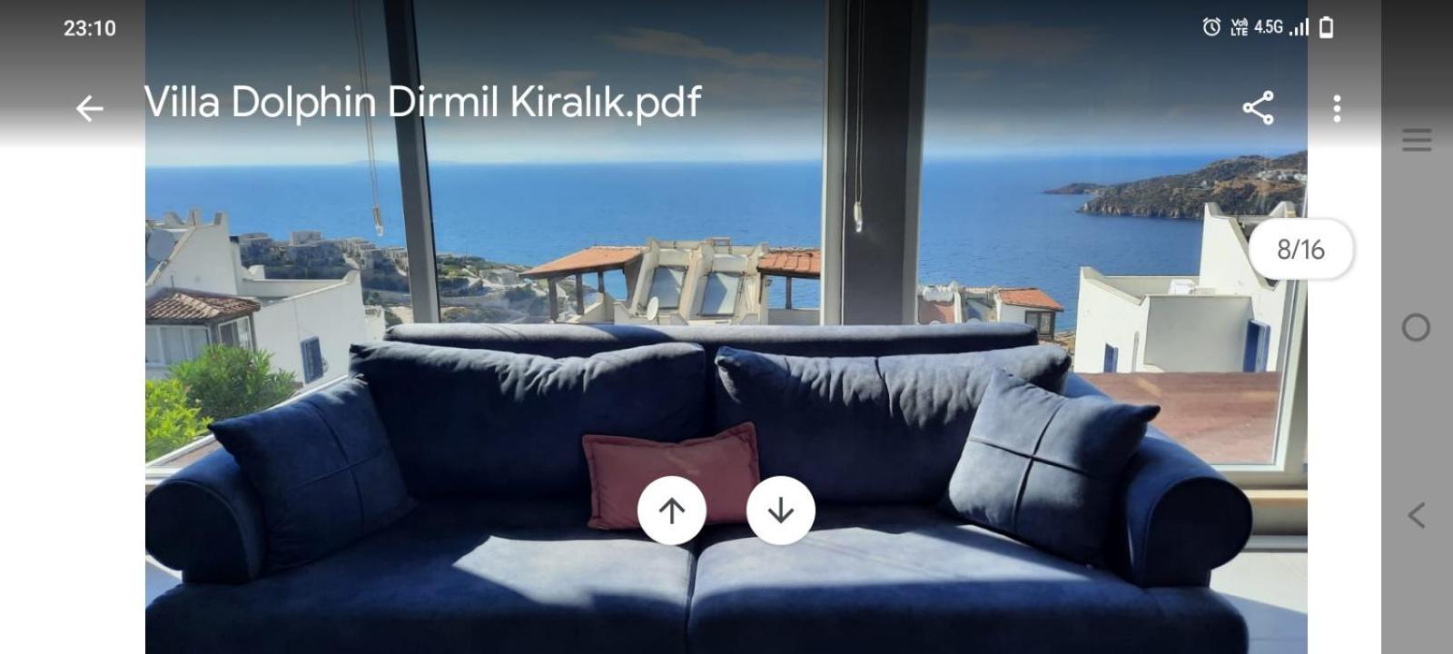 Yalikavakta Muhtesem Deniz Manzarali Bahceli Daire Bodrum
